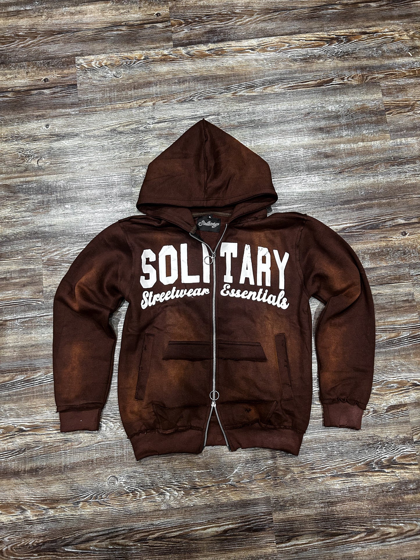 Brown Solitary ZipUp