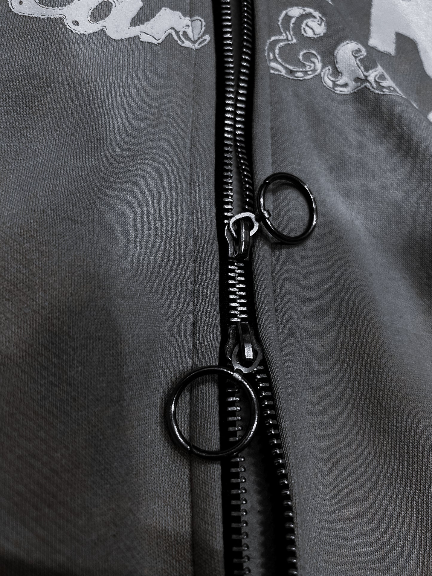 Grey Solitary ZipUp