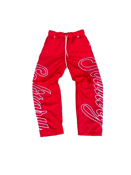 Cherry Nylon Pants